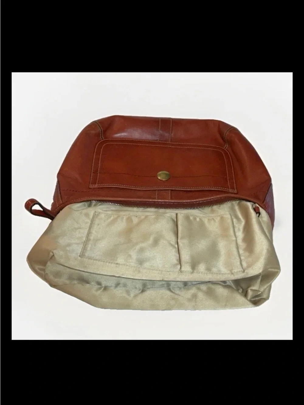 Coach Ergo Hobo, Shoulder Bag, Burnt Orange Leather, Brass, 2007 Style: (10740)